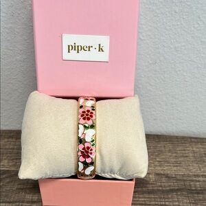 Piper K Floral Cuff Bracelet 🩷